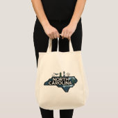 North Carolina, Verenigde Staten Tote Bag (Voorkant (product))