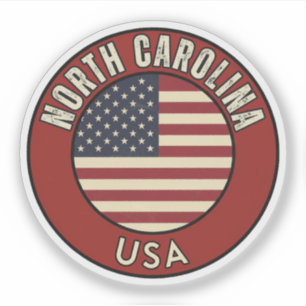 North Carolina Verenigde Staten van Amerika Sticker