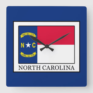 North Carolina Vierkante Klok