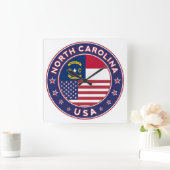 North Carolina Vierkante Klok (Huis)