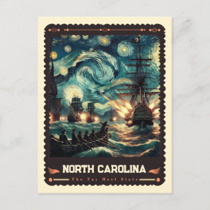 North Carolina   Vincent van Gogh geïnspireerd Briefkaart