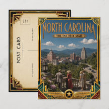 North Carolina Vintage Art Deco Gouden Tijdperk