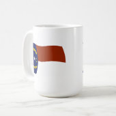 North Carolina Vlagmok Koffiemok (Voorkant links)