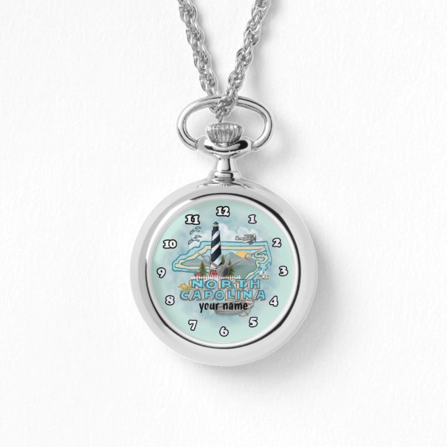 North Carolina Vuurtoren horloge (Voorkant)