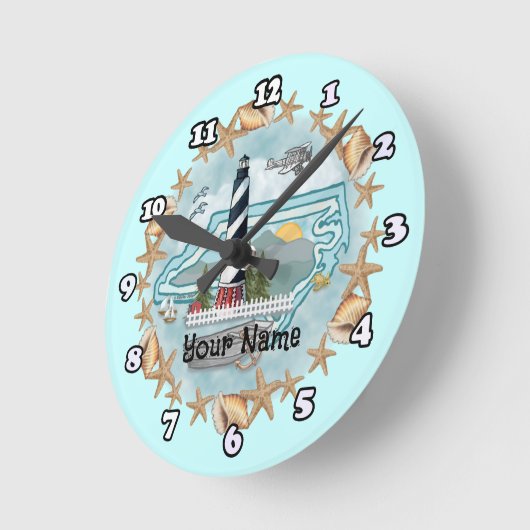 North Carolina Vuurtoren klok (Hoek)