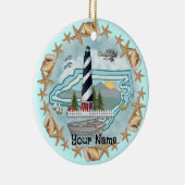 North Carolina Vuurtoren Ornament (Rechts)