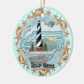 North Carolina Vuurtoren Ornament (Links)