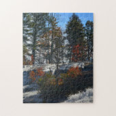 North Carolina Waterfall High Herfsten Fotografie Legpuzzel (Verticaal)