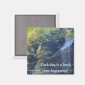 North Carolina Waterfall Magnet (Voorkant / Achterkant)