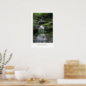 North Carolina Waterfall Poster (Keuken)