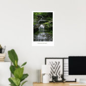 North Carolina Waterfall Poster (Thuiskantoor)