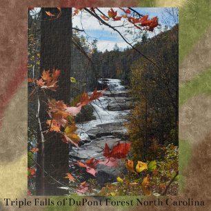 North Carolina Waterval Fotografische herfst Legpuzzel