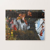 North Carolina Waterval Fotografische herfst Legpuzzel (Horizontaal)
