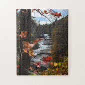 North Carolina Waterval Fotografische herfst Legpuzzel (Verticaal)