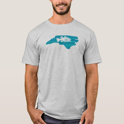 North Carolina Wave Vist T-shirt (Voorkant)