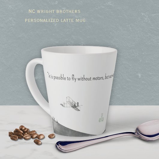 North Carolina Wright Brothers Latte Mug Mok
