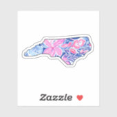 North Carolina - Zomerse Sticker - Lilly Inspired (Vel)
