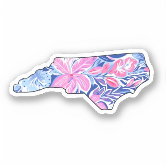 North Carolina - Zomerse Sticker - Lilly Inspired (Voorkant)