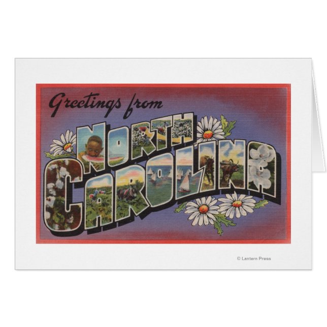 North CarolinaLarge Letter Scenes (Voorkant Horizontaal)