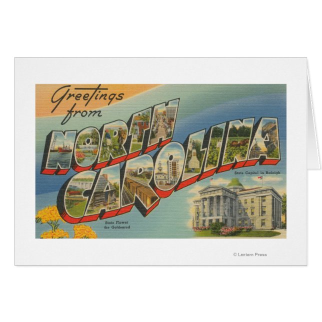 North CarolinaLarge Letter Scenes 2 (Voorkant Horizontaal)
