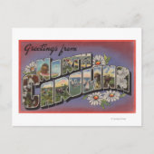 North CarolinaLarge Letter Scenes Briefkaart (Voorkant)