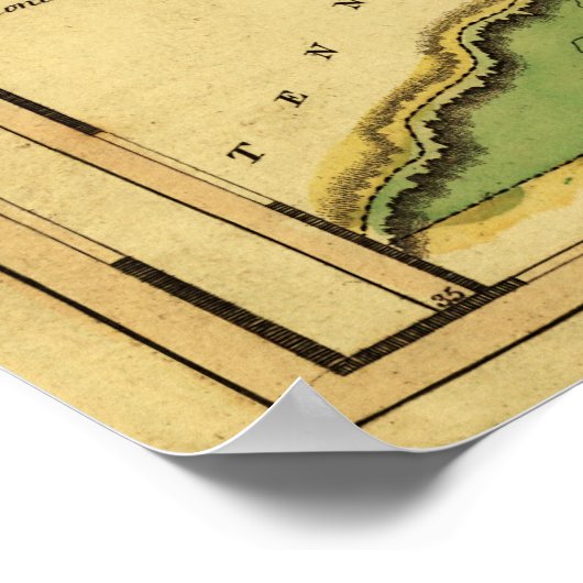 North CarolinaPanoramic Map Poster (Hoek)