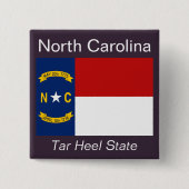 North Carolinian Flag Button (Voorkant)