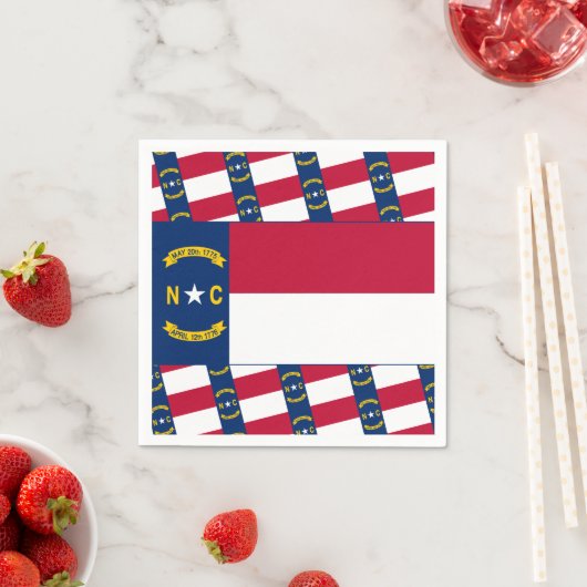 North Carolinian Flag, Flag of North Carolina Servet (Insitu)