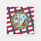 North Carolinian Flag & Seal, North Carolina Servet (Voorkant)