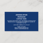 North Carolinian Vlag & Seal, North Carolina Visitekaartje (Achterkant)