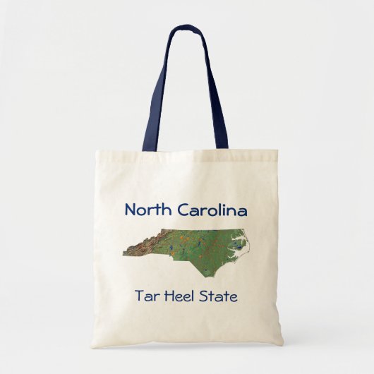 North CaroliniinkMap Bag Tote Bag (Voorkant)