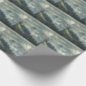 North Cascade: Majestic Mountain Peak. Cadeaupapier (Hoek)