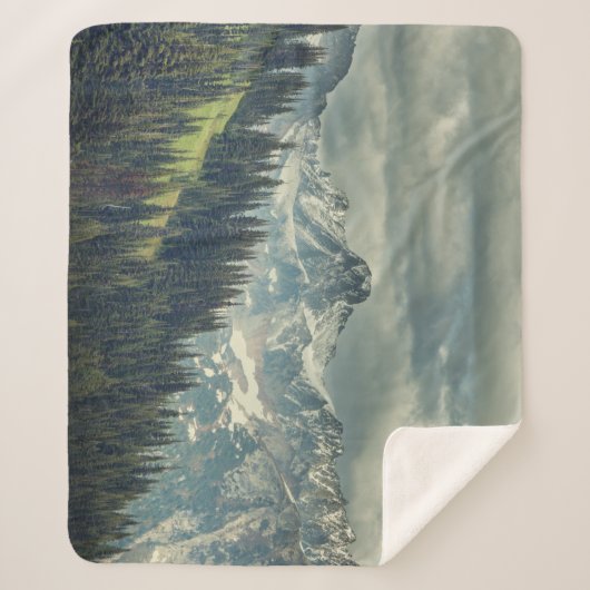North Cascade: Majestic Mountain Peak. Sherpa Deken (Voorkant)