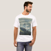 North Cascade: Majestic Mountain Peak. T-shirt (Voorkant volledig)