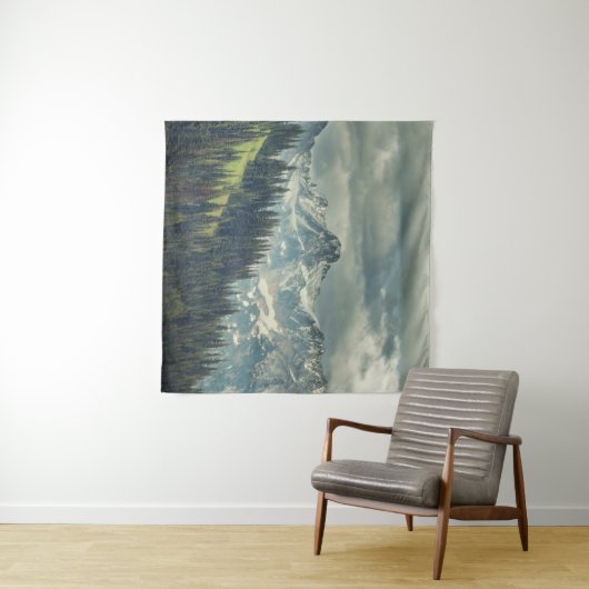 North Cascade: Majestic Mountain Peak. Wandkleed (In Situ (horizontaal))