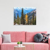 North Cascade Mountains Wenatchee National Forest Canvas Afdruk (Insitu (Woonkamer))