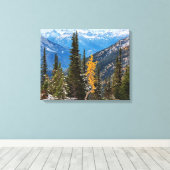 North Cascade Mountains Wenatchee National Forest Canvas Afdruk (Insitu (Houten vloer))