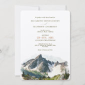 North Cascades Mountain Park Destination Wedding Kaart (Voorkant)