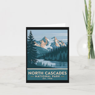 North Cascades National Park  Camping Mannen W Kaart