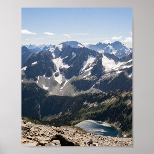 North Cascades National Park Poster Print (Voorkant)