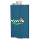 North Cascades National Park Retro Heupfles (Links)