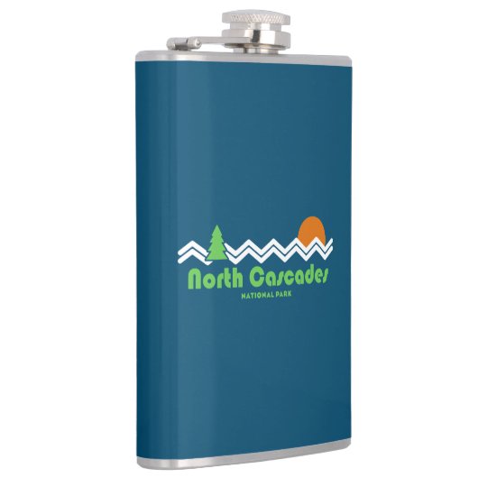 North Cascades National Park Retro Heupfles (Rechts)