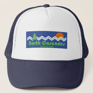North Cascades National Park Retro Trucker Pet