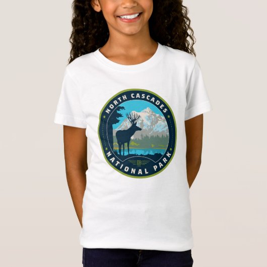 North Cascades National Park T-shirt (Voorkant)