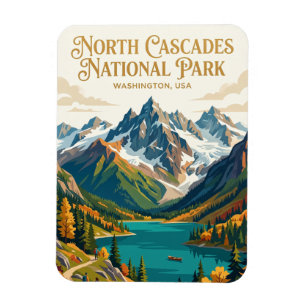 North Cascades National Park Washington Magneet