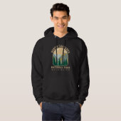 North Cascades National Park Washington Retro Vint Hoodie (Voorkant volledig)