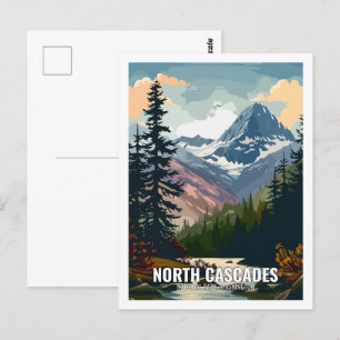 North Cascades National Park Washington USA Briefkaart