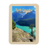 North Cascades National Park Washington Waterverf Magneet (Verticaal)
