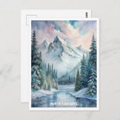 North Cascades National Park Waterverf Schilderij Briefkaart (Voorkant / Achterkant)