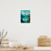 North Cascades Washington Reisprint Poster (Keuken)
